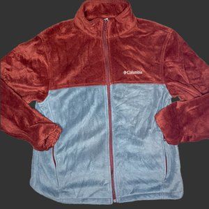 Mens Columbia Sportswear Zip Up Fleece Sweater, Large